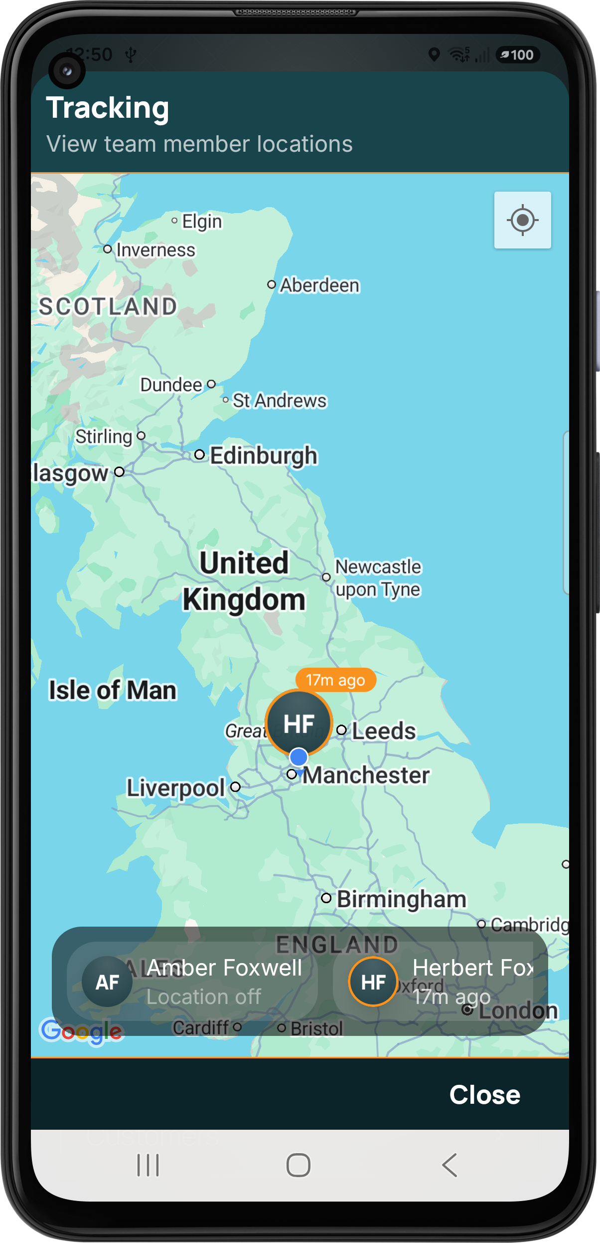 Pocket Freight & Trade live tracking